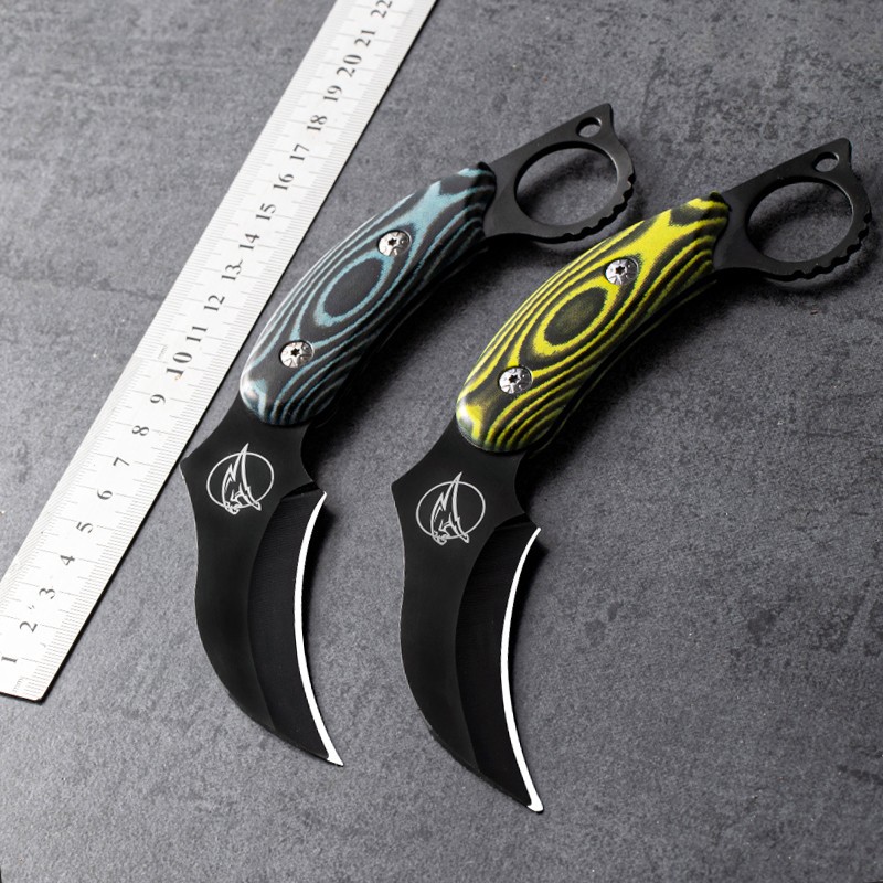 House Knife Tactical High Hardness Wilderness Courtson fruit cutter Body Cold Weapon with portable knife Portable Knife Claws-Taobao