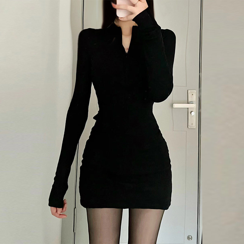 Postma hot girl with dress and dress woman bag glutes and sexy sister skirt Little moms suit autumn and winter 2023 new fall-Taobao