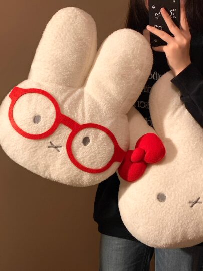 可爱米菲兔热水袋充电防爆暖水袋女生冬季暖手暖宝宝玩偶公仔抱枕