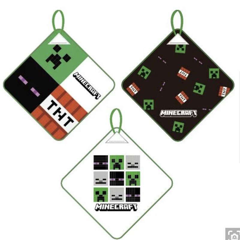 Japanese Authentic Minecraft Cartoon-Themed Pure Cotton Soft Towel for Boys, Children, and Adults for Wiping Hands and Washing Face