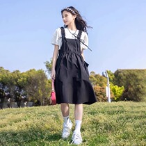 Girls Dress Childrens Summer Suite 2024 New Gas Dopamine wears girls junior high school dress