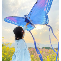 Weifang butterfly kite 2024 new model for adults new long streamer easy to fly in the breeze advanced photo props