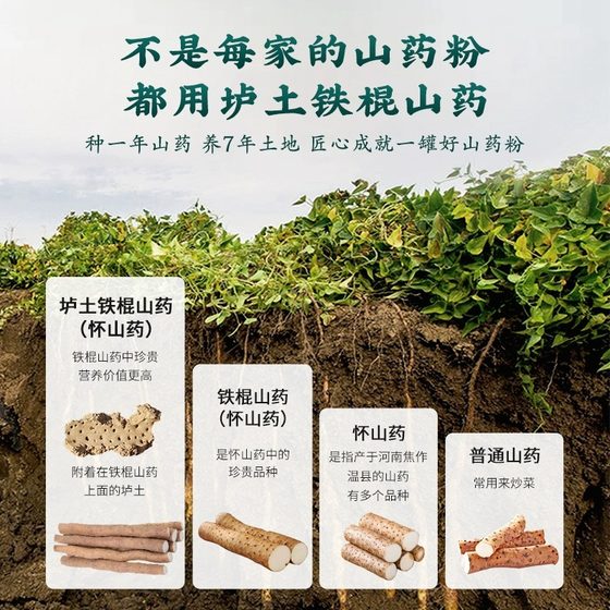 Yam Dr. pure iron stick yam powder Henan Jiaozuo Wenxian Huai yam nutritional breakfast