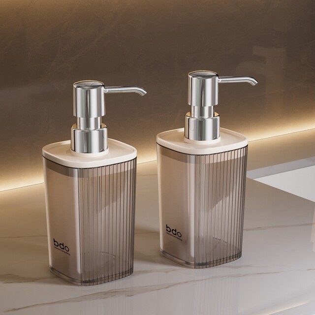 Japanese Imported Hand Sanitizer Bottles, High Aesthetic Value, Household Bathroom Shower Gel, Shampoo, Lotion Pump Bottles, Refillable Bottles