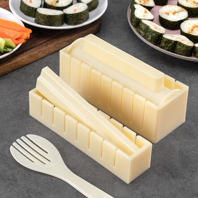 German Imported Sushi Mold Tools, a Complete Set of Sushi Making Artifacts, Seaweed and Rice Roll Material Package