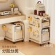 Japanese Imported Mujie Schoolbag Storage Rack, Movable Small Cart, Under-Desk Sliding Cabinet, Book Storage Rack for Home Use