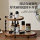 Japanese Imported Desktop Luxury-Style High-End Home-Use Countertop Solid Wood Cup and Cosmetics Storage Double-Layer Shelf