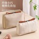 Japanese Imported Mujie Cosmetic Bag for Women, Portable Large-Capacity Travel Mini Lipstick Waterproof Storage Bag