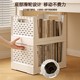 Japanese Imported Mujie Backpack Storage Rack, Foldable Under-Desk Book Organizer, Movable Multi-Layer Storage Rack