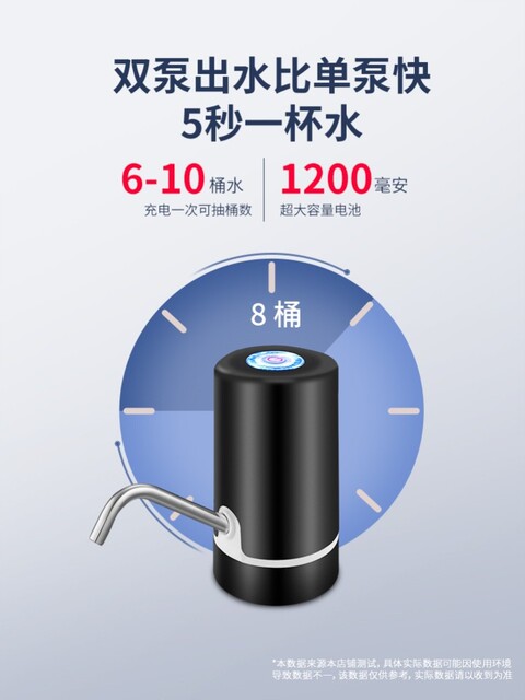 German Imported Household Bottled Water Pump, Electric Automatic Water Dispenser, Pure Water Bottle Dispenser, Small Suction Pump