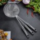 German Imported 304 Stainless Steel Skimmer, Large Household Kitchen Strainer for Noodles and Hot Pot, Filtering Tool