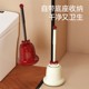 Japanese Imported Toilet Brush Set with a High-End Feel, Cute and Simple Design for Home Use, No Dead Corners, Bathroom Cleaning Brush Set