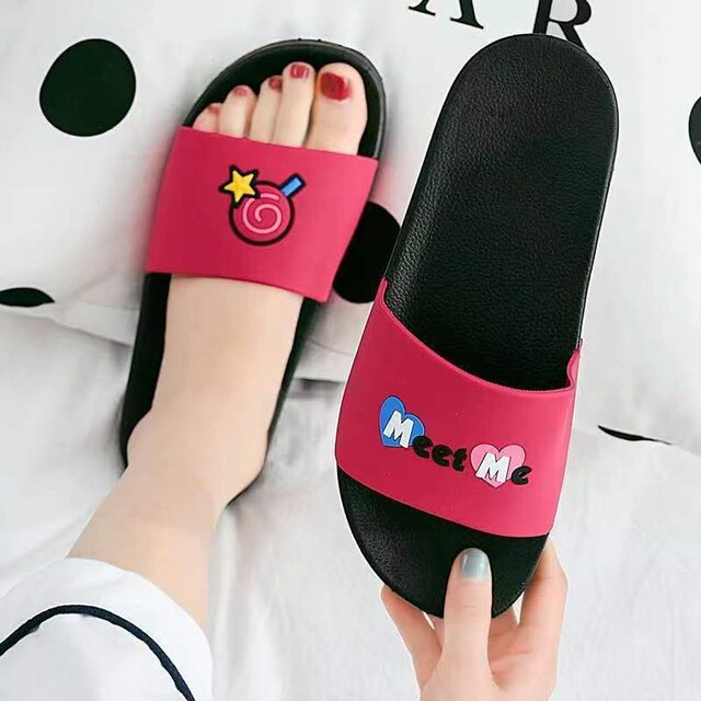 Japanese Imported Women's Summer Indoor Non-Slip Home Slippers, Couple's Trendy Soft-Soled Plastic Thick-Soled Sandals for Home Use