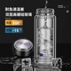 Japanese Mujie Double-Layer Glass Cup, Compact, High-End, Thickened, Round, Commercial Vehicle Portable, Explosion-Proof Tea Cup