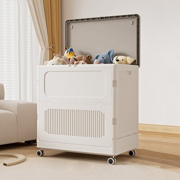 Japanese Toy Storage Box, Large Capacity, Thickened Storage Box with Wheels, Foldable Storage Rack, Storage Cart, Storage Miracle Tool