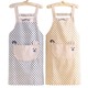 Japanese Imported Mujie Apron for Kitchen Use, Thin Autumn/Winter Style, Oil-Proof and Stain-Resistant, Suitable for Cooking and Catering