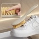Japanese Imported Shoe Brush for Home Use, Durable Hard Bristles, Soft Bristles, Long Handle Laundry Brush, Dry Cleaning Shop Sneaker Cleaning Brush, Extended Brush
