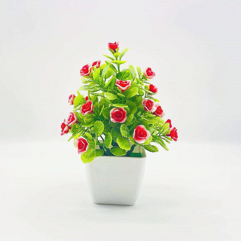 Directly from the Manufacturer: Artificial Potted Plants, 25 Artificial Hibiscus Buds, Fake Rose Flower Pots, Artificial Green Plants, Small Bonsai Ornaments Directly from the Manufacturer: Artificial Potted Plants, 25 Artificial Hibiscus Buds, Fake Rose Flower Pots, Artificial Green Plants, Small Bonsai Ornaments