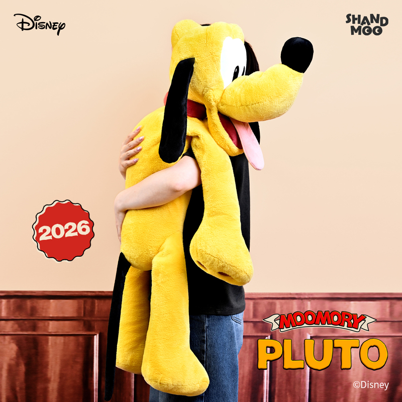 Shanmo Genuine Disney Mickey Friends Pluto Standing Plush Doll Large Stuffed Toy Birthday Gift