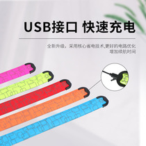 Night running LED voltage snap ring USB charging luminous bracelet arm with light burst running flash customized