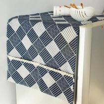 日式和风冰箱防尘罩盖布洗衣机防尘布双开门单开门冰箱罩盖巾布艺