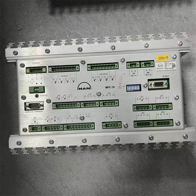 维修MAN曼MPC-10触摸屏控制器信号异常无法启动通讯故障