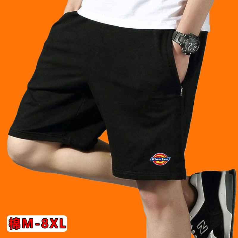 Dicksbondi Shorts Men's Summer Thin Pure Cotton Loose Plus Size Casual Sports Outerwear Five-Point Pants