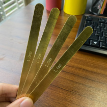 Germany and Japan imported copper feeler gauge non-magnetic precision brass feeler gauge high-precision copper sheet gap gauge thickness gauge single piece