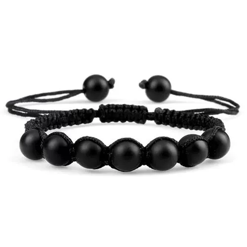 У каждого есть черные лавовые рок -бусинки, регулируемый день тушеной устремления.