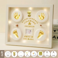 12-дюймовый чисто-белый экран [змеиный ребенок] поставляется с теплыми фотографиями с лампой