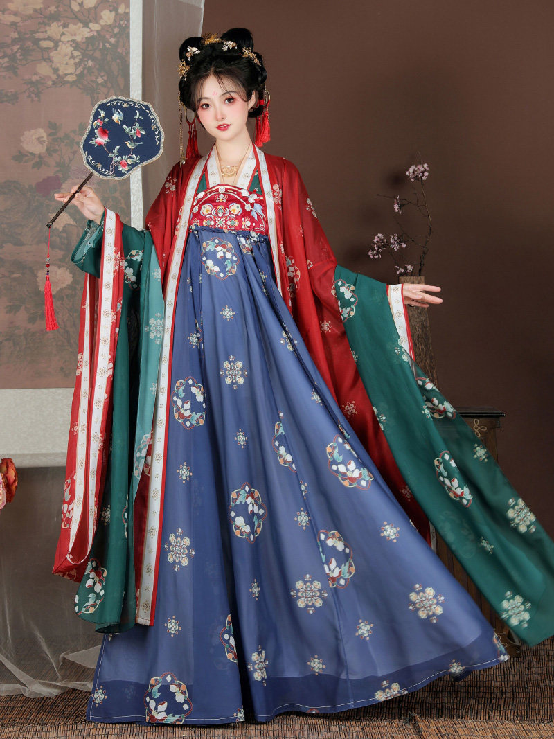 25年必买！十二花神复原唐制齐胸襦裙｜夏日仙气天花板种草-汉服半身裙