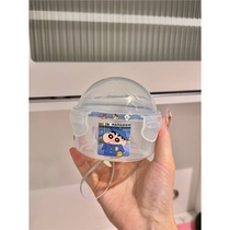 Take-out fruit box portable fresh-keeping box high-looking sealed PP box for office workers and primary school students microwaveable