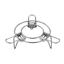 German stainless steel steamer rack bracket steamer drawer folding telescopic water-proof drain rack universal steamer grate steaming grid 2675