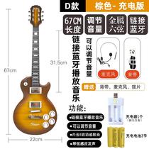 New playable electric guitar simulated bass childrens beginner toy ukulele rock performance for boys and girls
