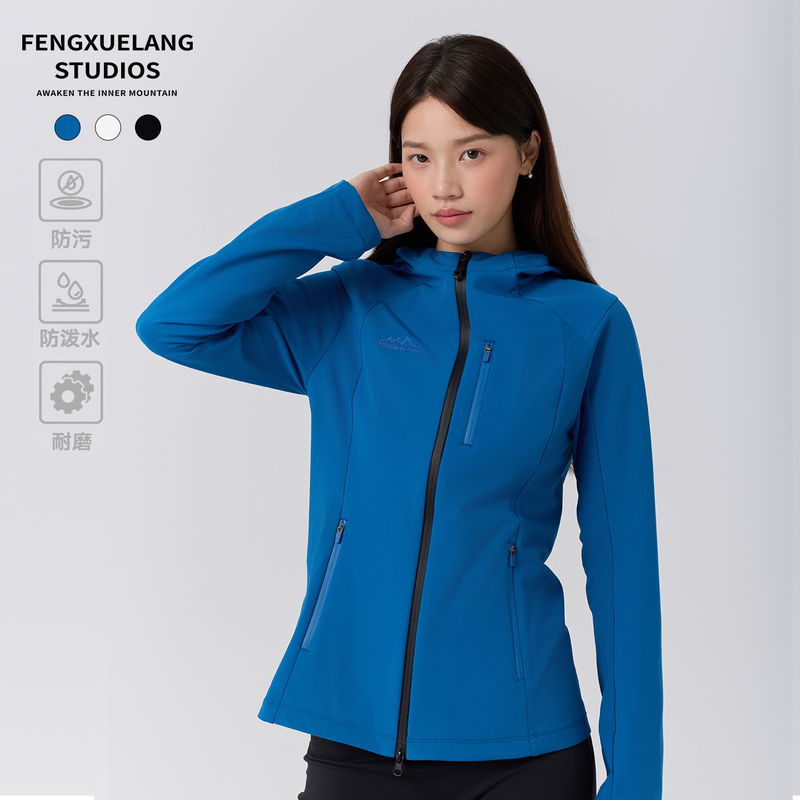 Fengxuelang Spring and Autumn 2026 New Slim Fit Soft Shell Sports Jacket Women's Casual Top Coat Fengxuelang Spring and Autumn 2026 New Slim Fit Soft Shell Sports Jacket Women's Casual Top Coat