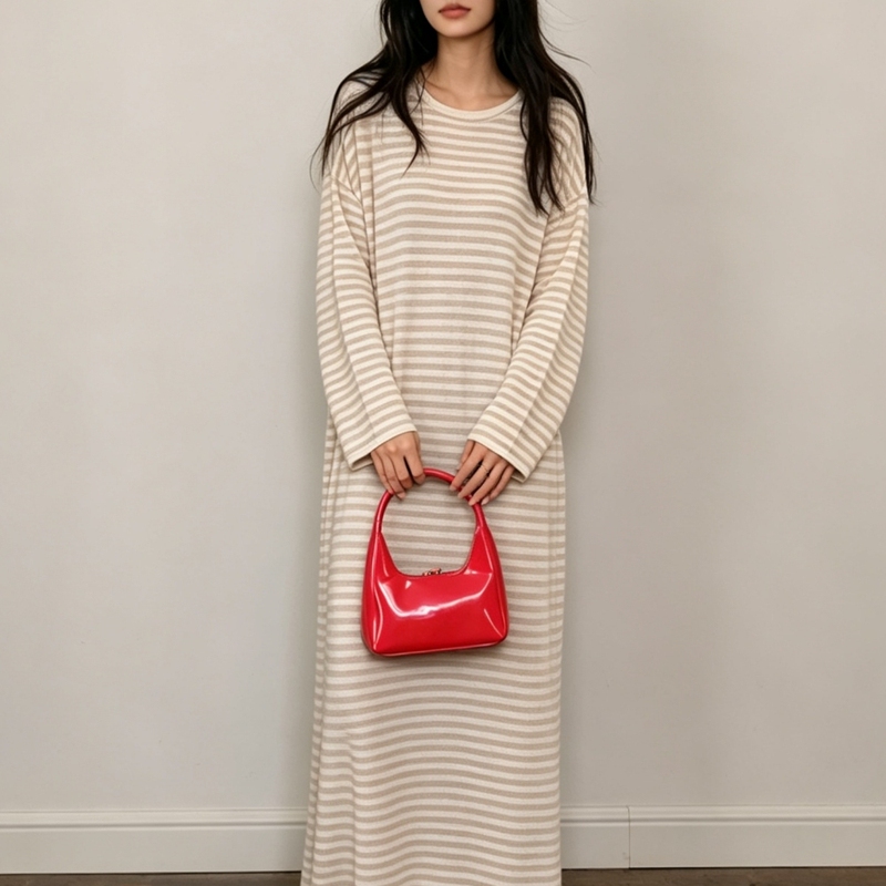2026 Autumn and Winter New Style Pajamas for Women, Loose and Simple, Long Style Suitable for Students, Can Be Worn Outside, Casual and High-End Home Wear 2026 Autumn and Winter New Style Pajamas for Women, Loose and Simple, Long Style Suitable for Students, Can Be Worn Outside, Casual and High-End Home Wear