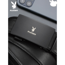 New mens leather belt Male Damp Bull Leather Mens Style Belt Automatic Button Business Pants Strap