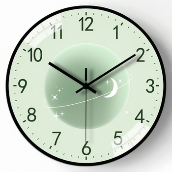 Simple Clock Wall Clock Living Room Stylish Creative Personality Clock Wall Watch Home Silent Radio-Controlled Clock Electronic Quartz Clock