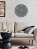 2026 New Stylish Living Room Trendy Wall Clock Creative Clock Simple Home Use No-Drill Silent Quartz Clock