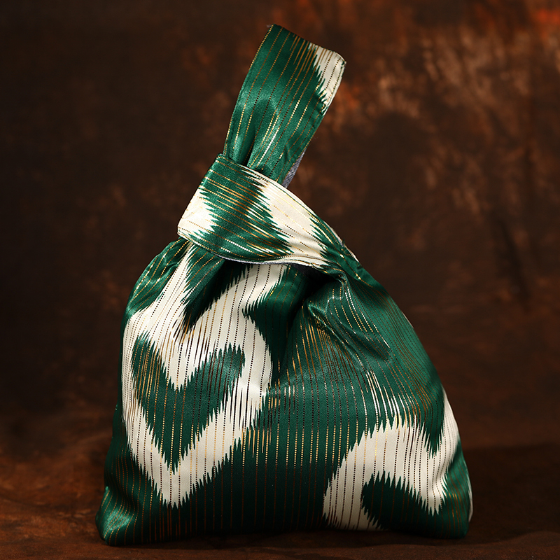 【Xinjiang Gift】Xinjiang Cultural and Creative Adelaide Knot Bag Ethnic Style Wrist Bag Adelaide Handbag