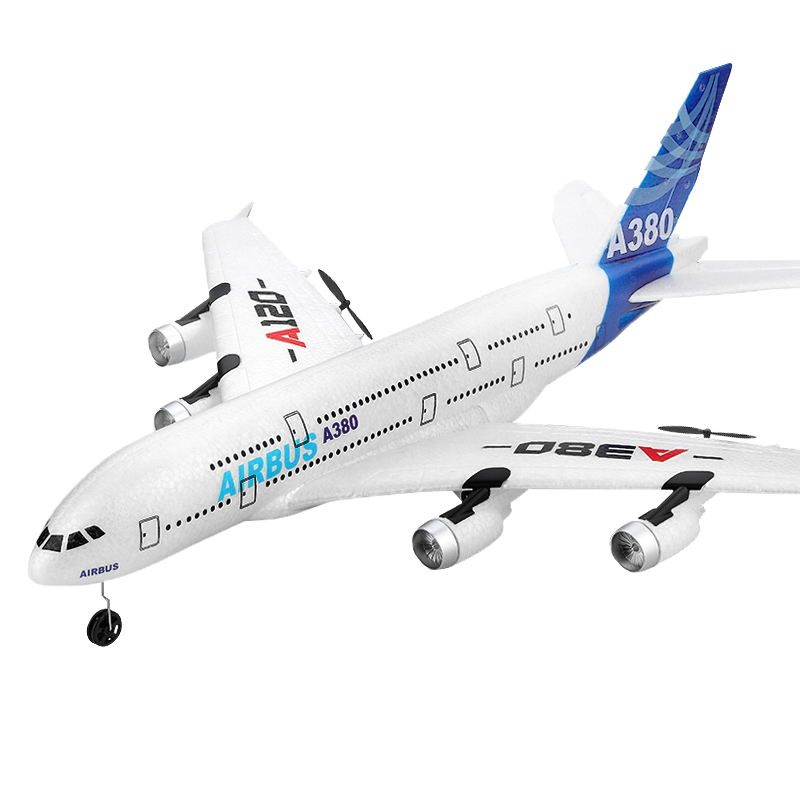 Children's Toy Airbus A380 Glider Remote Control Aerial Photography Aircraft Model Fixed-Wing Drone for Boys