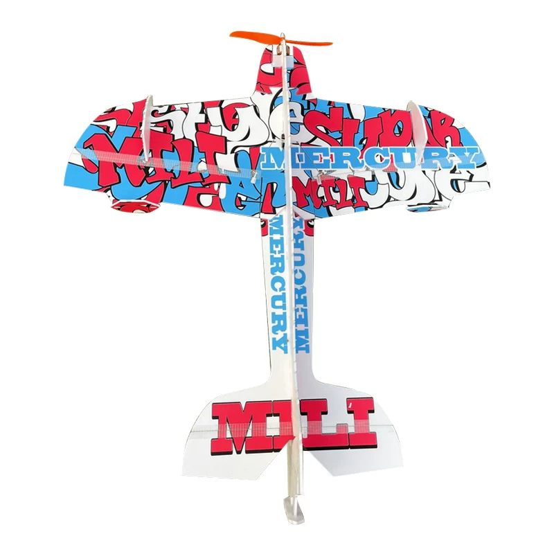 Shatterproof drone with fixed wing, airplane model, trainer, 3D