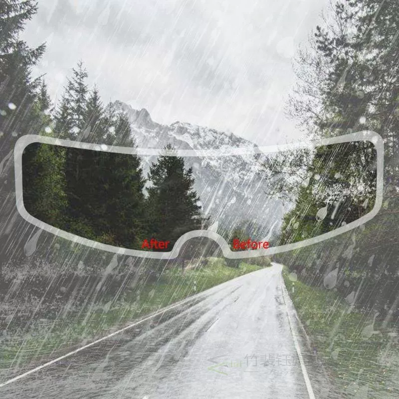 [2020 New Universal Motorcycle Helmet Clear Rainproof Film An]