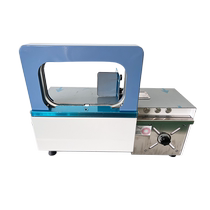 Small 12mm fully automatic strapping machine opp plastic tape paper tape packaging mini strapping machine card color page tag line perfume packaging strapping vegetable banknote binding machine binding vegetable machine tightening in one