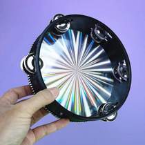 Early childhood teaching aids teacher kindergarten rattle props dance percussion instrument double row Orff bell drummer