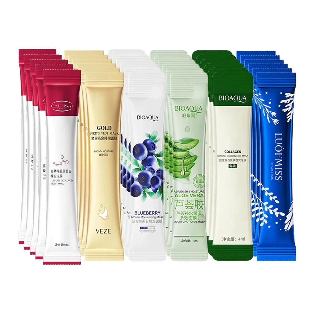 30pcs BIOAQUA Collagen sleeping facial masks moisturizing An