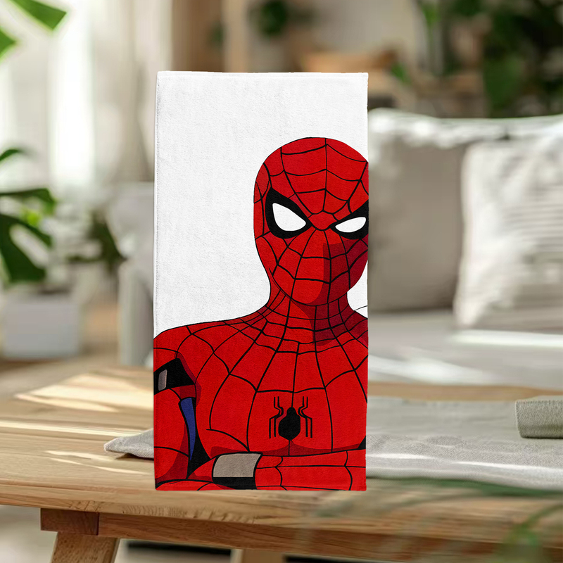 Spider-Man Kidsren's Microfiber Cute Bath Towel Absorbent Long Bath Towel Cartoon Sports Swimming Beach Towel Spider-Man Kidsren's Microfiber Cute Bath Towel Absorbent Long Bath Towel Cartoon Sports Swimming Beach Towel