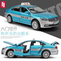 Taxi toy model pull-back car alloy boy toy car car childrens simulation metal taxi car model