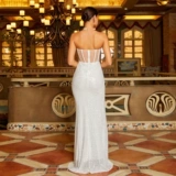 .Sesexy 2024 Sequin Split Proms Fashion Вечернее платье