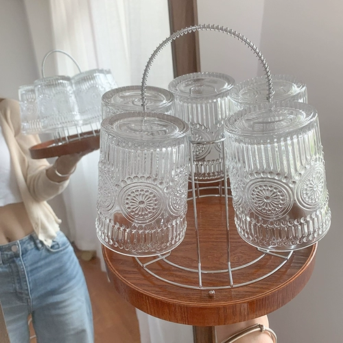 Стеклянный набор используйте 6 просто пива GSSE, чашки питья молока,